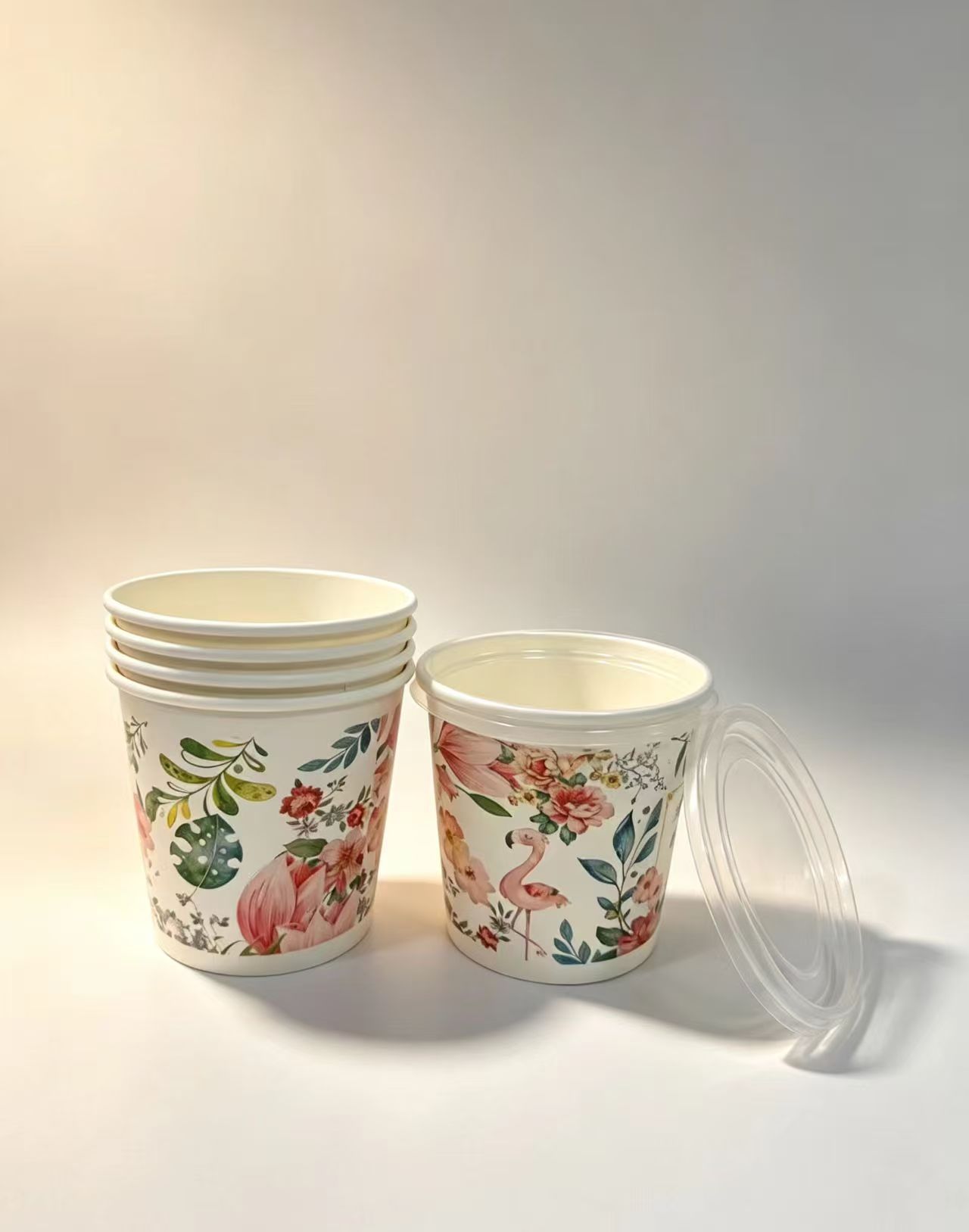 Disposable Printed Porridge Bucket