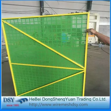 safety net fence for perforated metal mesh