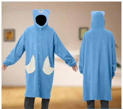Cartoon Family Onesie Pajamas with Pockets and Hood