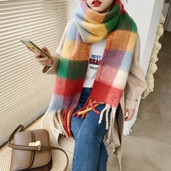 2023 New Style Winter Fur Scarves - SC-354 Travel Gift Luxury Scarf for Women