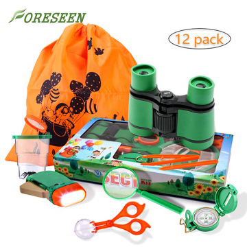 Amazon Outdoor Exploration Kids Toy Kit: Binoculars, Flashlight, Compass, Magnifying Glass & Whistle