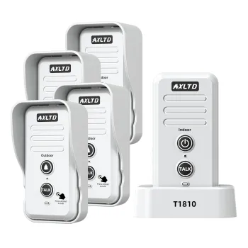 Smart Home Wireless Doorbell Intercom with Night Vision and Security