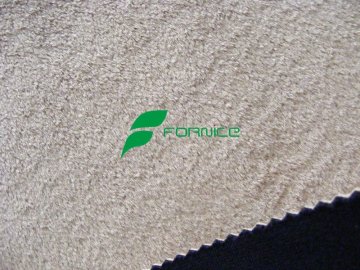 2mm velboa bonded knitting fabric