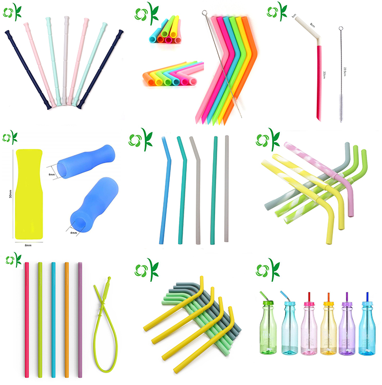 silicone straw