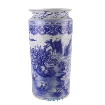RZKJ12 Blue and White Porcelain Umbrella Stand