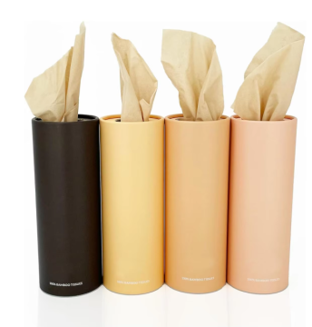 Papier de mouchoirs en bambou pour cylindre de voiture de voyage 3 plis