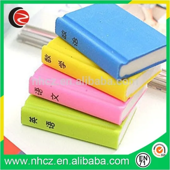 2016 creative cute Subject book eraser