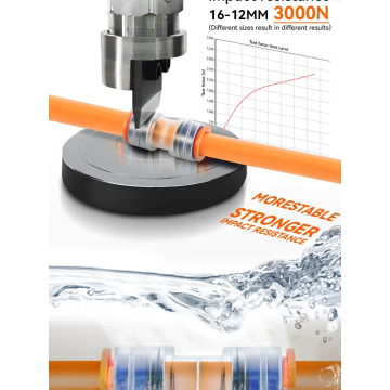 straight microduct coupler pipe fitting 10mm straight microduct coupler connector Supplier