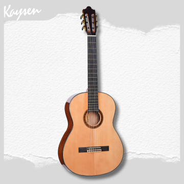 Guitarra clásica sólida de gama alta con cutaway de 39 pulgadas