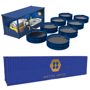 Hoge dichtheid binnen vismeeluitrusting voor Ras Catfish Aquaculture Systems