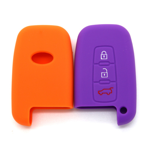 Silicone car key cover for kia sportage