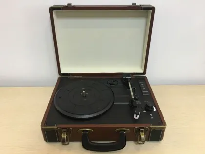 2016 High Quality Suitcase phonograph record player