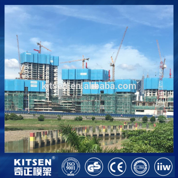 Integral Hoisting Scaffold / Steel Self Lift Scaffold for High-Rise Building
