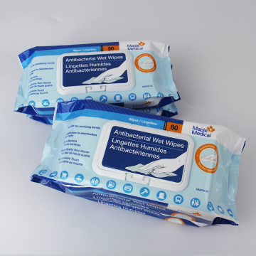 Bulk Wholesale Custom Antibacterial Wet Wipes