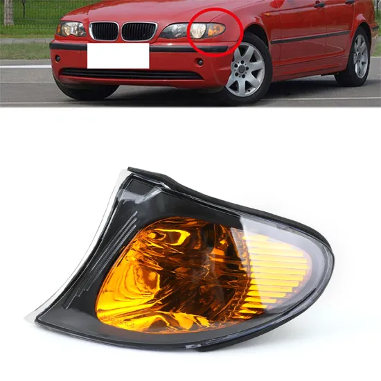Amber Car Front Right Side Parking Turn Signal Corner Marker Light Lamp for BMW 3 Series E46 325i 325xi 330i 330xi