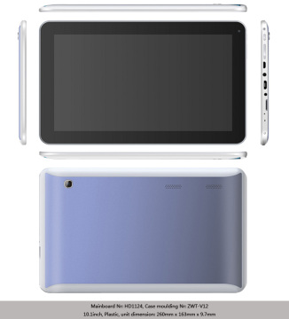 10.1inch HD Tablet PC, Rockchip Rk3168 Dual Core (HD1124H-RK3168-10.1TFT)
