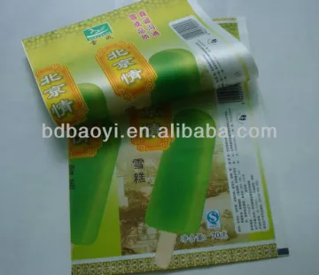 Colorful Laminated ice cream Packaging film