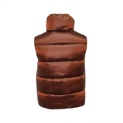 Ladies' winter vest collar stand style