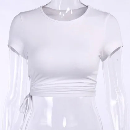 Summer European American Women's Cotton T-Shirt