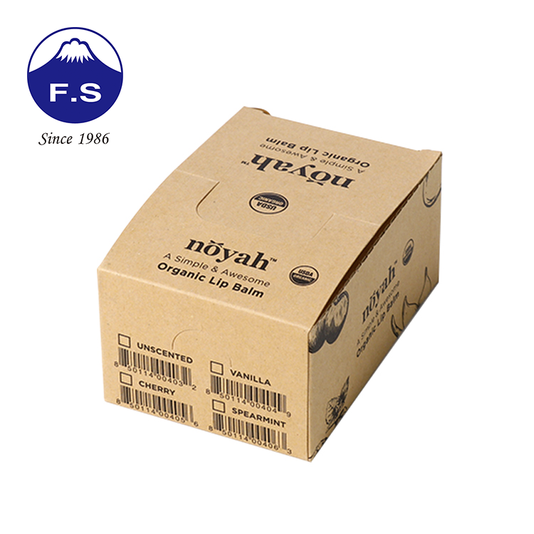 Cosmetic Product Package Recycled Kraft Paper Box