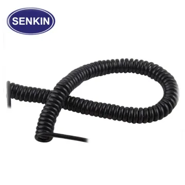 Tinned Copper PU 8 Core Spiral Cable
