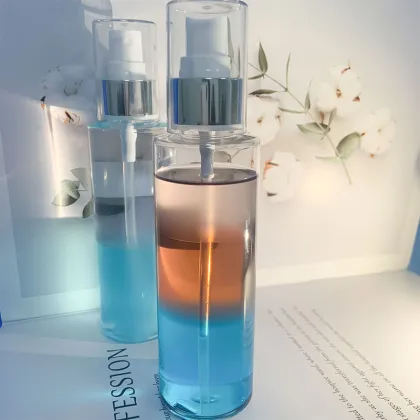 3 Layers Natural Makeup Remover Liquid - Gentle Lip and Eye Makeup Remover Oil