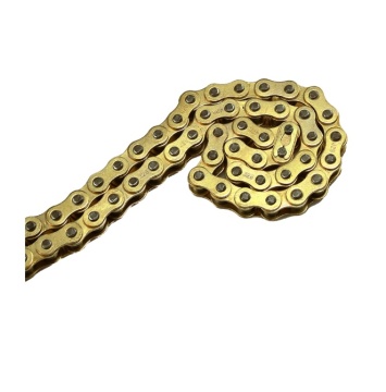 Factory Direct Sale: Gold-Colored 428 Motorcycle Roller Chain