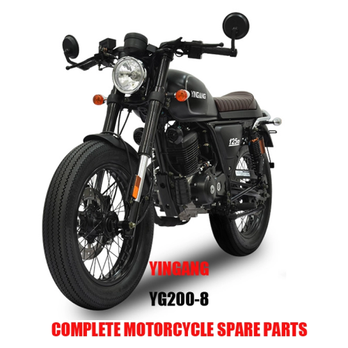 Pièces de rechange complètes de moto de kit de corps de pièce de moteur de Yingang YG200-8 originales