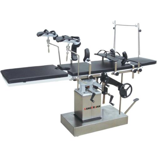 Full set of accessories operating table
