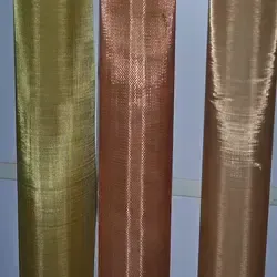 Factory Direct 500 Micron Woven Copper Wire Mesh Cloth Metallic Fabric
