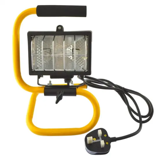 120W Portable Halogen Floodlight: High Quality, Durable Garage Working Light