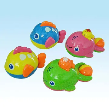 Plastic Pull-Back Cartoon Fish