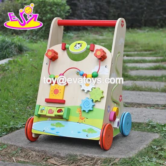 multi push along wooden baby walking toys W16E061