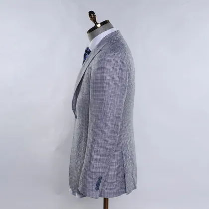 Sell Well Hand made bespoke business man suit wholesale mens groom wedding suit jackets