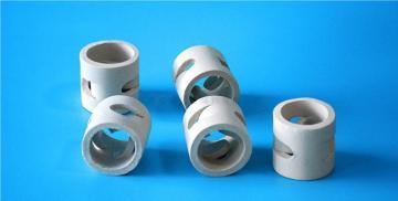 25mm 50mm ceramic pall rings tower packing