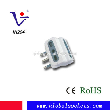 1 a 3 16A Adattatore italiano