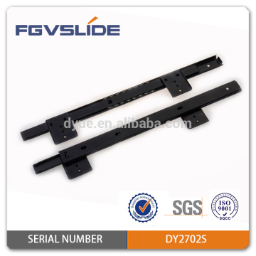 27mm chromate plated metal slide for computer keyboard drawer