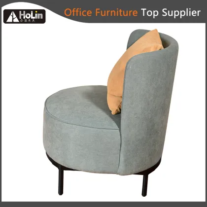 Modern Fabric Home Office Sofa Chair with Cushion