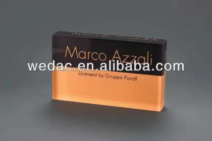 Public Place Table Top Acrylic Badge Holder