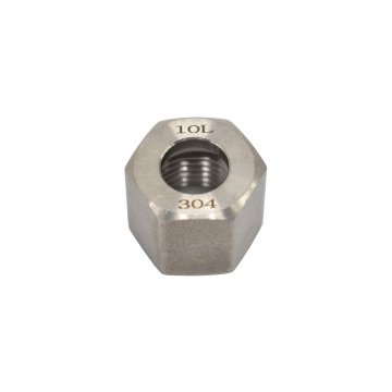 Stainless Steel Ferrule Fitting Hex Nut Snap Ring Special Nut Single Ferrule