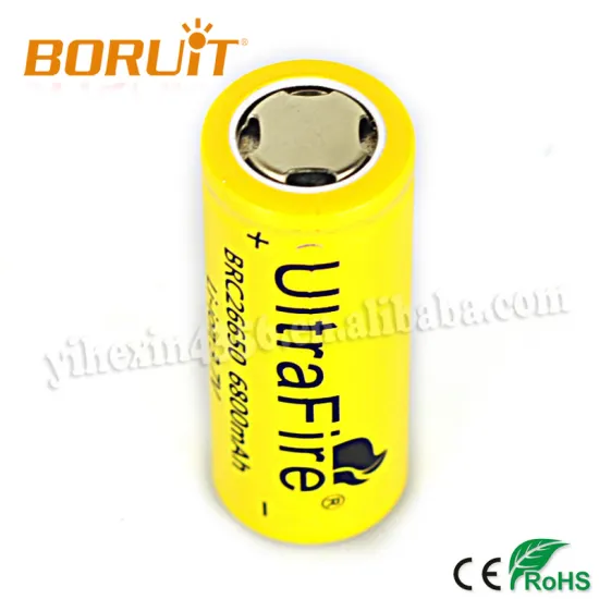 3.7v 6800mAh Rechargeable Li-ion 26650 Battery