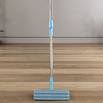 Hot New Wet &amp; Dry Aço inoxidável MOP com microfibra e alça giratória durável