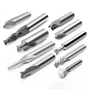 Fuggere d'acciaio Tungsten da 2/3/4f CNC CUTTER: Mulino in carburo solido non standard per lavorazione di precisione