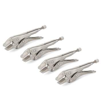 YUHANG 5 Inch Straight Jaw Locking Pliers 4-Pack