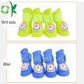 3D terbaru 3D Winter Silicone Pet Dog Shoes