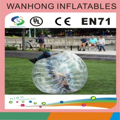 Crazy plastic human inflatable bumper ball/inflatable bumper bubble ball