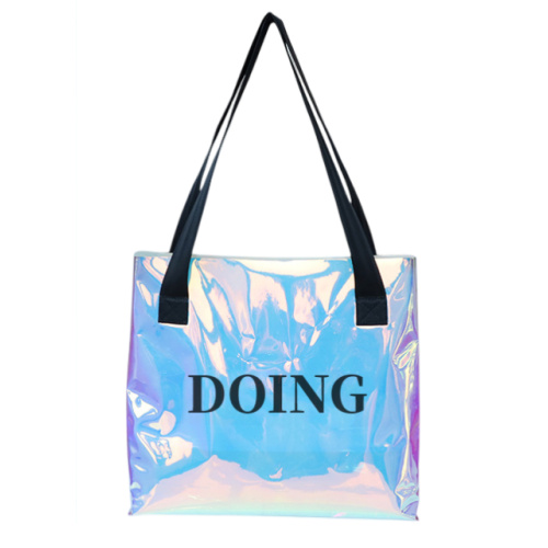 Zomer trendy heldere waterdichte strandtassen tote