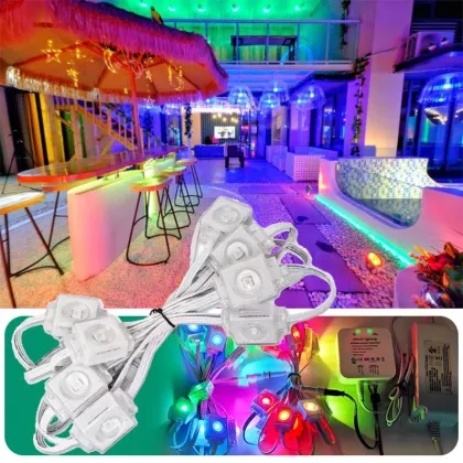 30mm LED Pixel Light Point Source Module UCS 2904 WS2811 12v 24v