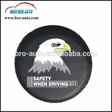 Hot sell good quality 15-17 inch PVC PU leather ford-ecosport spare tire cover