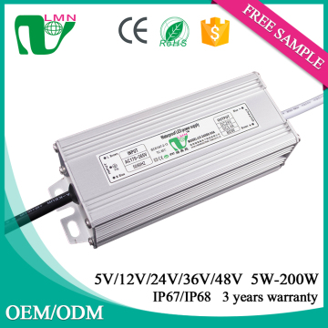 24V 80W 3.33A waterproof constant voltage led driver